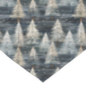 Nappe Pins de l'hiver et sentiments des fêtes (Angle)