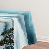 Nappe Pins enneigés près d'un lac (In Situ)