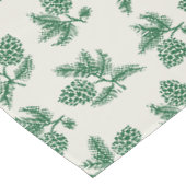 Nappe Pins verts avec pinecones design de vacances (Angle)