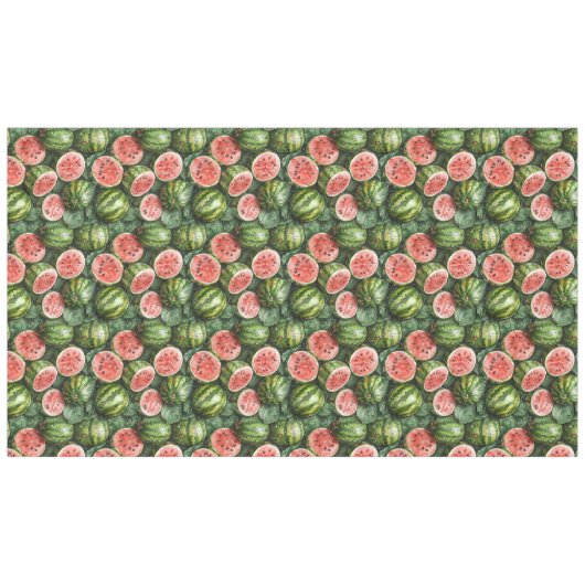 Nappe Pique-nique de pastèque juteuse (Devant (Horizontal))