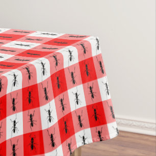 Nappe Pique-nique traditionnel avec des fourmis