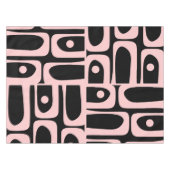 Nappe Piquet moderne du milieu du siècle Motif rose et n (Devant (Horizontal))