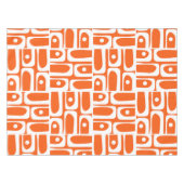 Nappe Piquet moderne du milieu du siècle Orange Multi Mo (Devant (Horizontal))