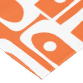 Nappe Piquet moderne du milieu du siècle Orange Multi Mo (Angle)