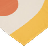 Nappe Piquet moderne du siècle Abstrait Turquoise et ora (Angle)