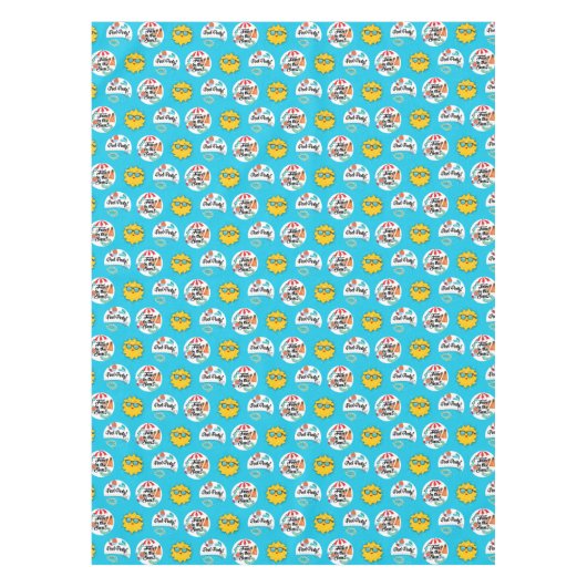 Nappe Piscine - Décor d'anniversaire (Devant)
