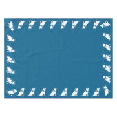 Nappe Pit Bull Chien Baby shower Blue Boy Pitbull (Devant (Horizontal))