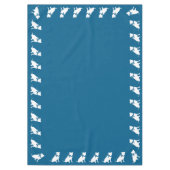 Nappe Pit Bull Chien Baby shower Blue Boy Pitbull (Devant)