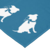Nappe Pit Bull Chien Baby shower Blue Boy Pitbull (Angle)