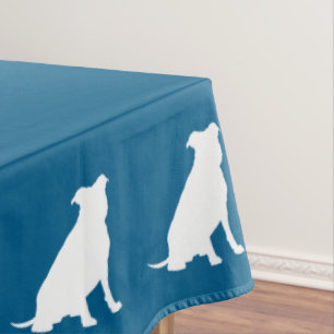 Nappe Pit Bull Chien Baby shower Blue Boy Pitbull
