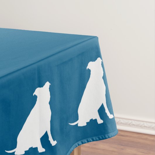 Nappe Pit Bull Chien Baby shower Blue Boy Pitbull (In Situ)