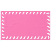 Nappe Pit Bull Chien Baby shower rose fille Pitbull (Devant (Horizontal))