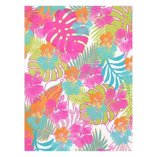 Nappe PixDezines Aloha Hibiscus/DO-IT-YOURSELF couleur a (Devant)