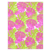 Nappe PixDezines Monstera/Neon rose/Lime/do-it-yourself  (Devant)