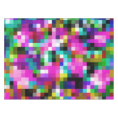 Nappe Pixel géométrique coloré Pixelé Plaid (Devant (Horizontal))