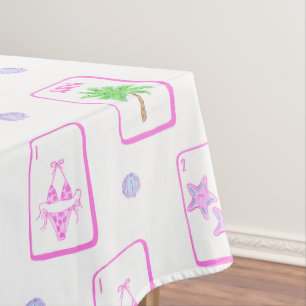 Nappe Plage Mahjong Bikini Étoile de Mer Palmier Côté Me