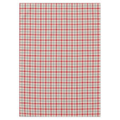 Nappe Plaid à la ferme rouge et grise (Devant)