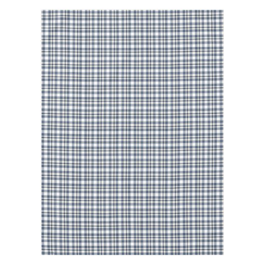 Nappe Plaid blanc bleu 1 (Devant)