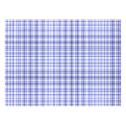 Nappe Plaid blanc bleu 2 (Devant (Horizontal))