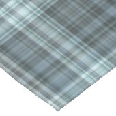 Nappe Plaid Bleu de Ciel d'Hiver (Angle)