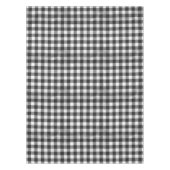 Nappe Plaid Checkered noir et blanc (Devant)