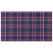 Nappe Plaid classique en marine et en rouge (Devant (Horizontal))