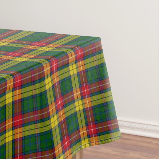 Nappe Plaid classique vert rouge jaune (In Situ)