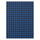 Nappe Plaid de buffle bleu et noir (Devant)