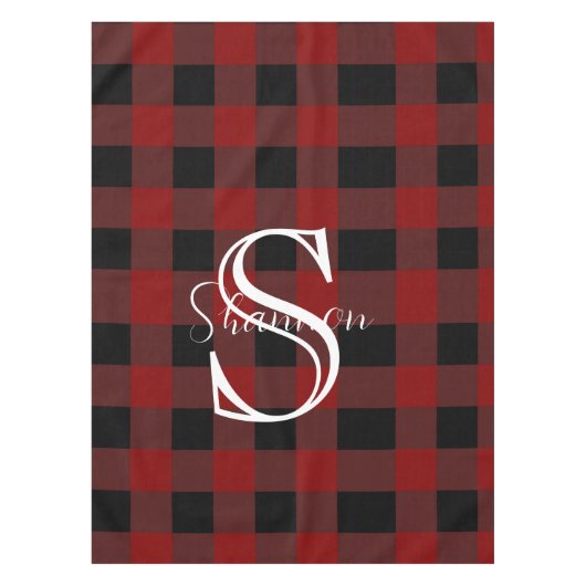 Nappe Plaid de buffle monogramme (Devant)