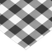 Nappe Plaid de buffle noir et blanc (Angle)