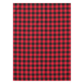 Nappe Plaid de buffle rouge et noir (Devant)