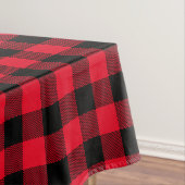 Nappe Plaid de buffle rouge et noir (In Situ)