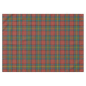 Nappe Plaid de Clan écossais Oliver Red Tartan (Devant (Horizontal))