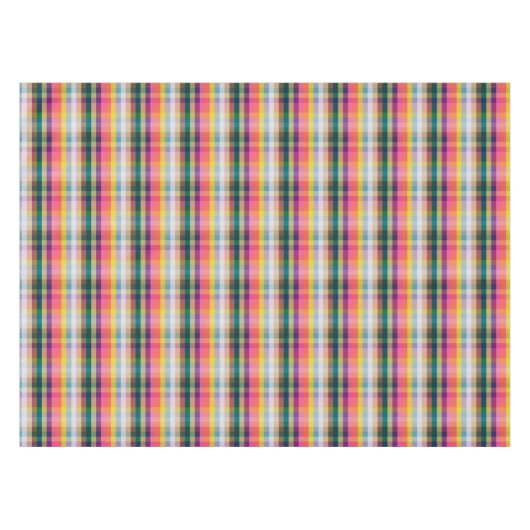 Nappe Plaid écossais abstrait (Devant (Horizontal))