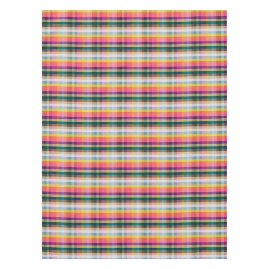 Nappe Plaid écossais abstrait (Devant)