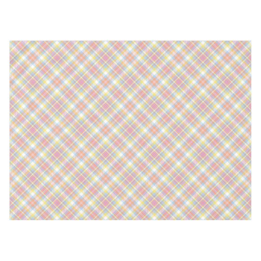 Nappe Plaid en pastel de rayure (Devant (Horizontal))