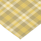 Nappe Plaid Jaune Campagne (Angle)