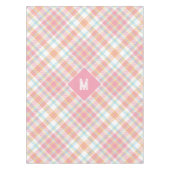 Nappe Plaid Monogramme personnalisé / Motif Tartan (Devant)