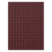 Nappe Plaid noir rouge d'orignaux (Devant)