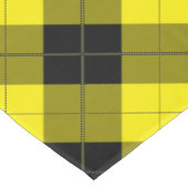 Nappe plaid noire et jaune (Angle)