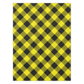 Nappe plaid noire et jaune (Devant)