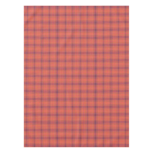 Nappe Plaid orange (Devant)