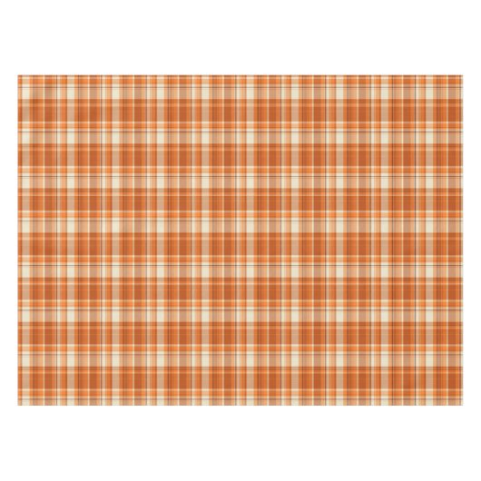 Nappe Plaid orange (Devant (Horizontal))