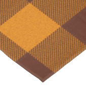 Nappe Plaid orange et rouge foncé (Angle)