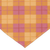 Nappe Plaid polarisé dans l'orange et le rose (Angle)