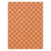 Nappe Plaid polarisé dans l'orange et le rose (Devant)