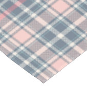 Nappe Plaid rose, rose, bleu et blanc (Angle)