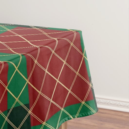 Nappe Plaid Rouge Vert de Noël (In Situ)