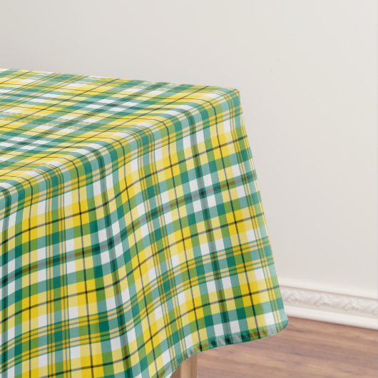 Nappe Plaid sportif d'or vert et jaune (In Situ)
