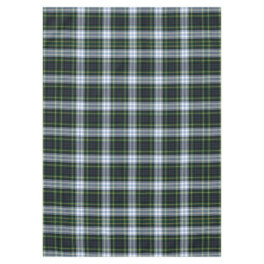Nappe Plaid Tartan Classan Vert Blanc Rustique Anniversa (Devant)